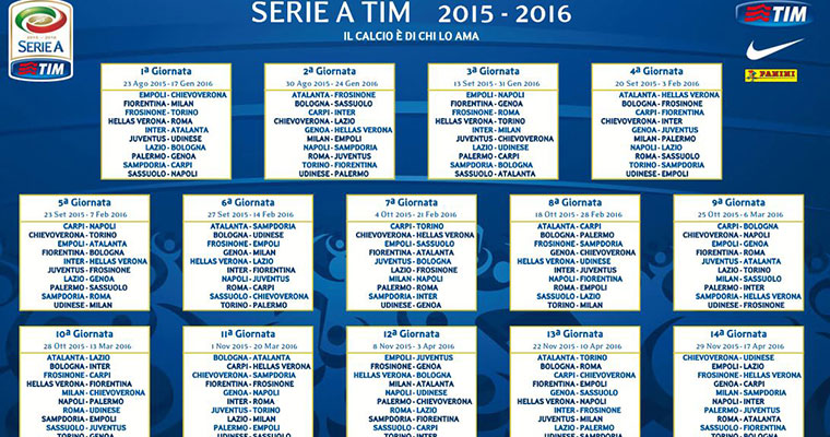E' uscito il calendario